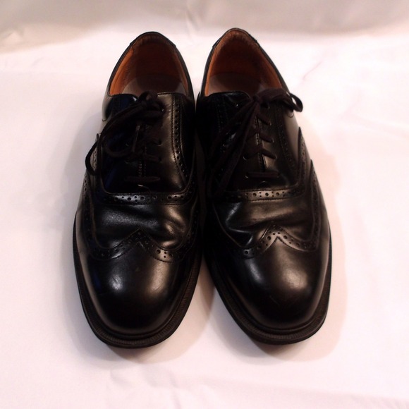 Rockport Wingtip Oxford‎ Dress Shoes Leather Black Lace Up Comfort Size? - Picture 1 of 6